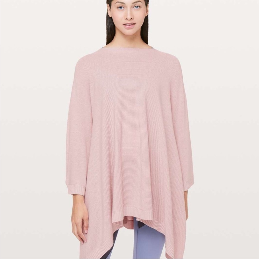 Lululemon Pink Divinity Poncho One Size